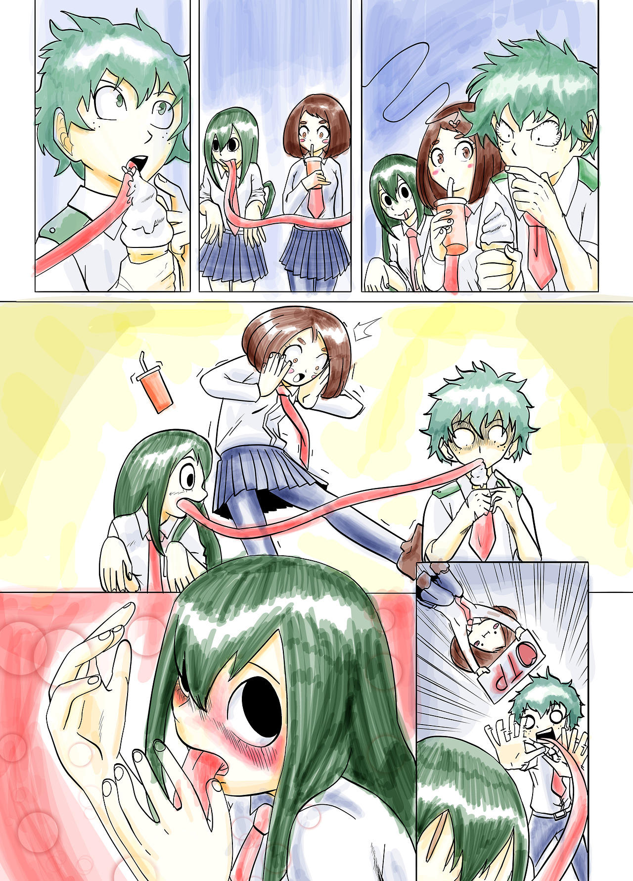 My hero academia sexclass porn comic