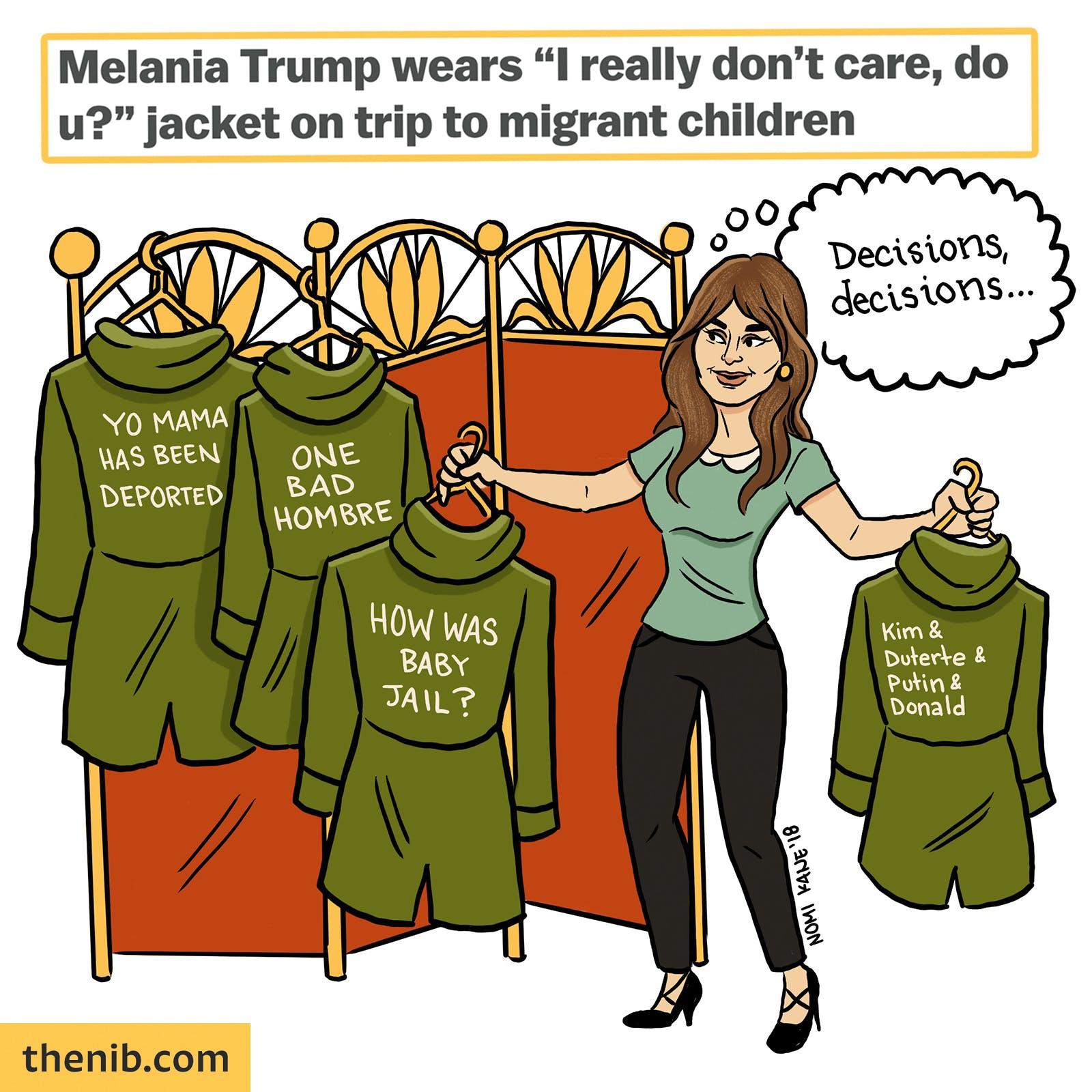 Fashion Victims By Nomi Kane - Melania Trumps I Really Fashion Victims By Nomi Kane - Melania Trumps I Really