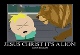 Jesus Christ It's a Lion Get In The Car!