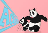 Sneezing Baby Panda