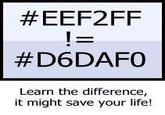 Learn/Know the difference, it could save your life