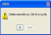 Fake/Funny Error Messages