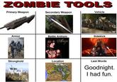 Zombie Tools/Zombie Survival Sheet