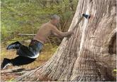 Naked Guy With Axe