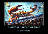 Disregard that, I suck cocks