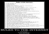 Rules of the Internet