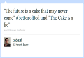 The Cake Is a Lie