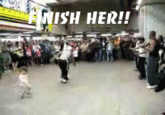 Breakdancer kicking baby