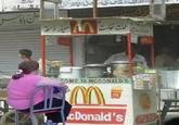 Sitting in line for Burger King