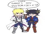 Card Games on Motorcycles!