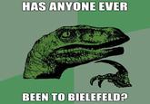 The Bielefeld Conspiracy (Die Bielefeld Verschwörung)