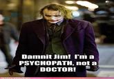Dammit Jim, I'm a Doctor, Not a X