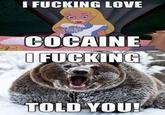 I Fucking Love Cocaine / Cocaine Bear