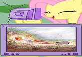 Fluttercry / Characters Watching Tv