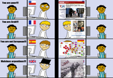 Argentina is white