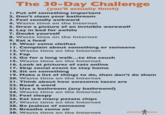 30 Day Challenges