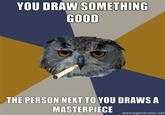 Art Student Owl