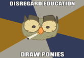 Art Student Owl