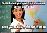 Unhelpful High School Teacher