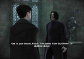 10 Points from/for Gryffindor