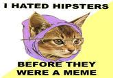 Hipster Kitty