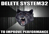 Delete System32