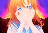 Mirai Nikki Yandere Face/ “Ecstatic Yandere Pose” (恍惚のヤンデレポーズ)