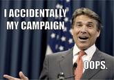 Rick Perry's Debate Gaffe
