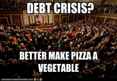 Pizza is a Vegetable