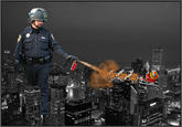 Casually Pepper Spray Everything Cop