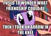 I Took an Arrow in the Knee