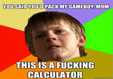 Angry School Boy