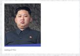 Kim Jong Il Looking At Things