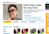 Death of Kim Jong-Il