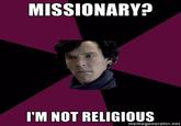 Sexually Oblivious Sherlock