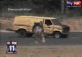 Exploding Van