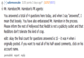 Woody Harrelson Reddit AMA