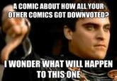 Downvoting Roman / Commodus Thumbsdown