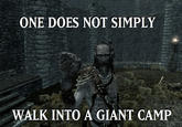 One Does Not Simply Walk into Mordor