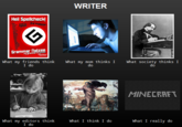 What People Think I Do / What I Really Do