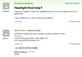Headlight Fluid