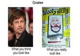 What You Think You Look Like vs. What You Actually Look Like