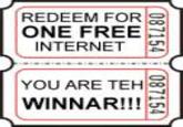 You Win the Internet!