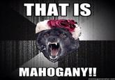 That Is Mahogany