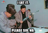 Hungry Kim Jong-un