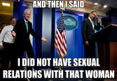 Inappropriate Timing Bill Clinton
