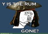 Why is the Rum Gone?