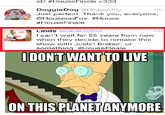 I Don't Want to Live on This Planet Anymore