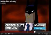 Batman Eats a Hotdog