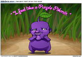 I feel just like a purple pikmin.
